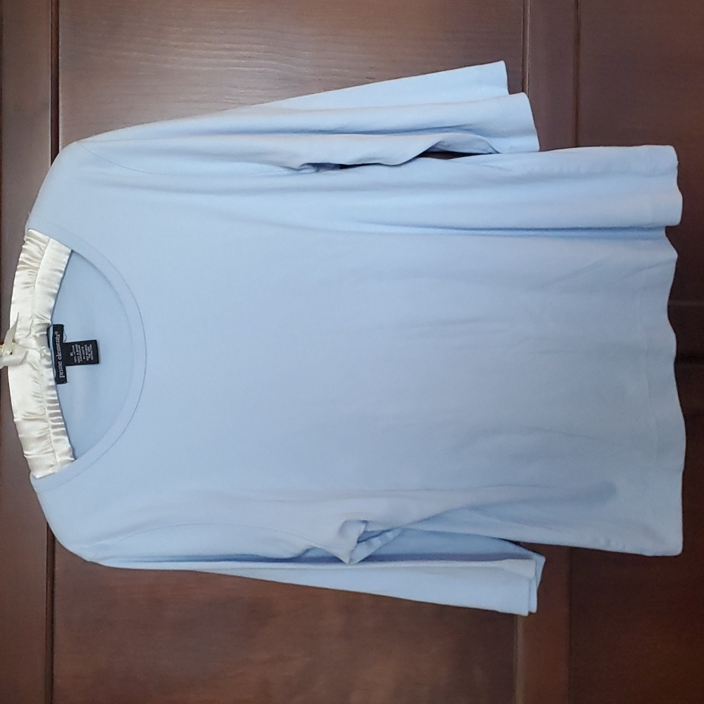 Baby blue long sleeve shirt